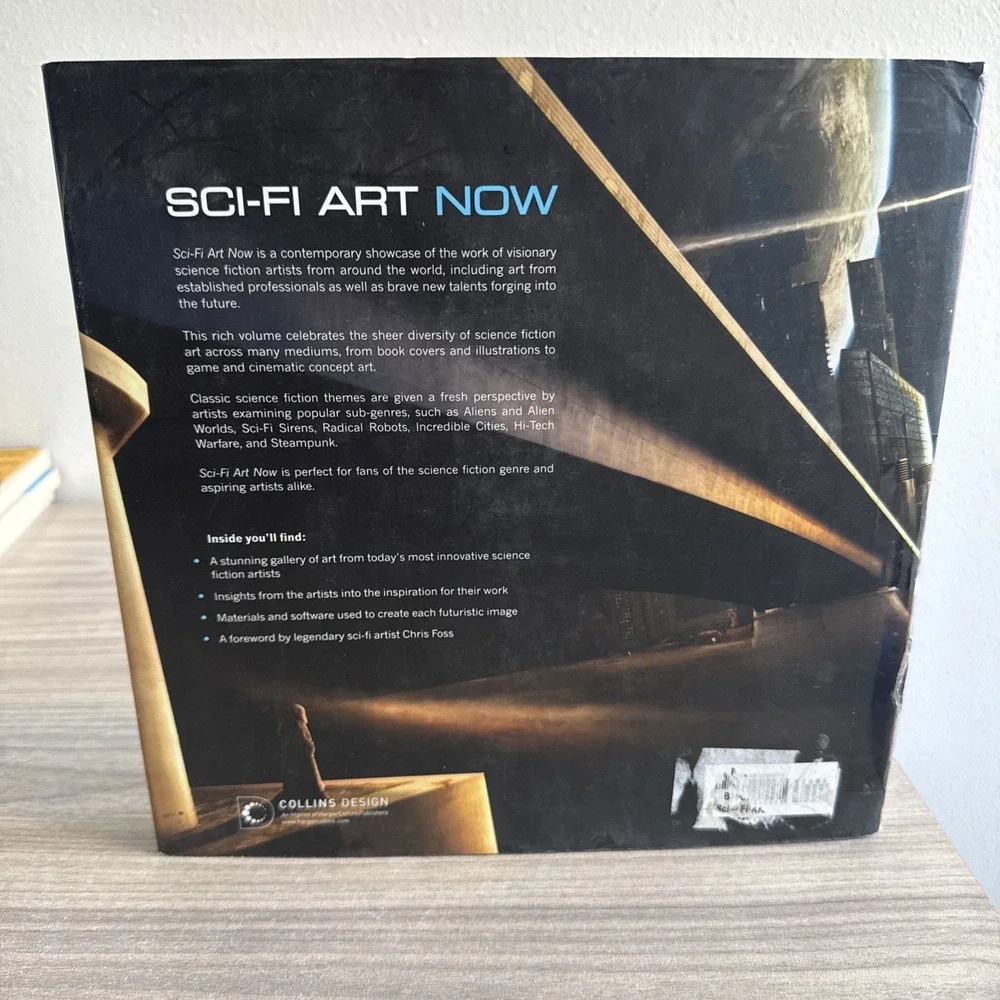 Sci-Fi Art Now Hardcover John Freeman Artist Sketch Drawing Concepts Book Guide
